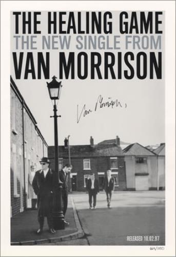 Van Morrison The Healing Game - Litho Print US Promo memorabilia
